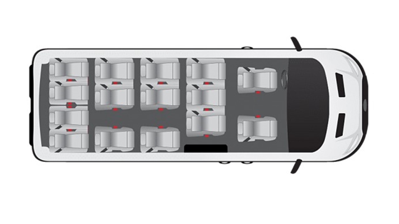 15 Passenger Transit Van Seating Chart.